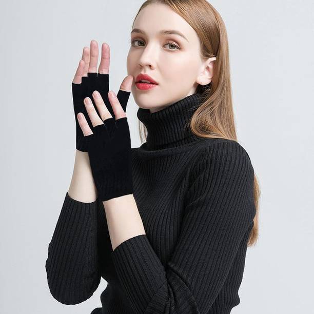 AKIDO Solid Winter Women Gloves