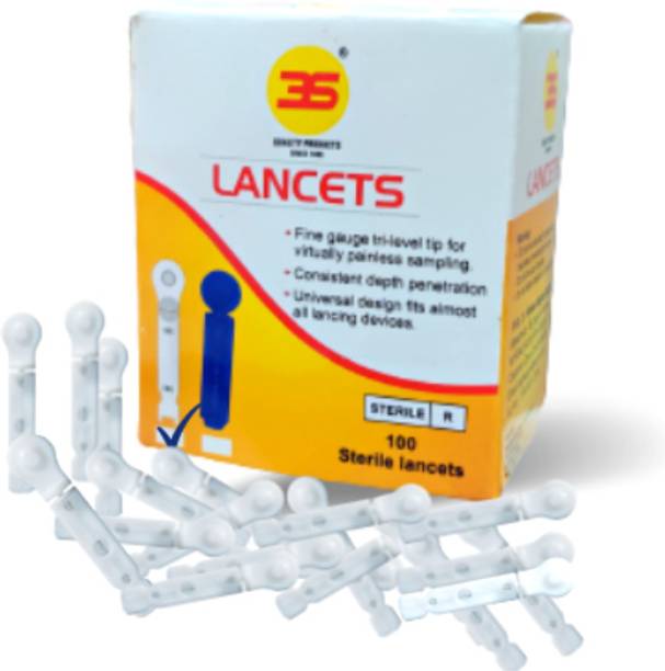 3S Flat 30G Blood Lancet ,Painless, Test Strips With Vital Flat Glucometer Lancets Glucometer Lancets