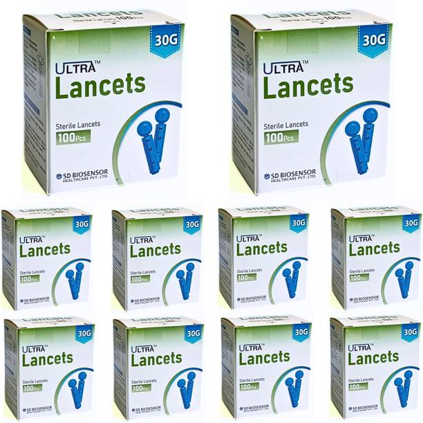 ULTRA Disposable Sterile Round Blood Glucose Lancet for Home/Hospital Use Glucometer Lancets