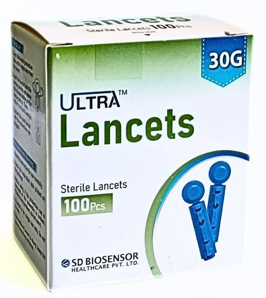 STANDARD Mentor Blood Glucose Monitoring Sterile Round Lancet (100) - 50 Glucometer Strips