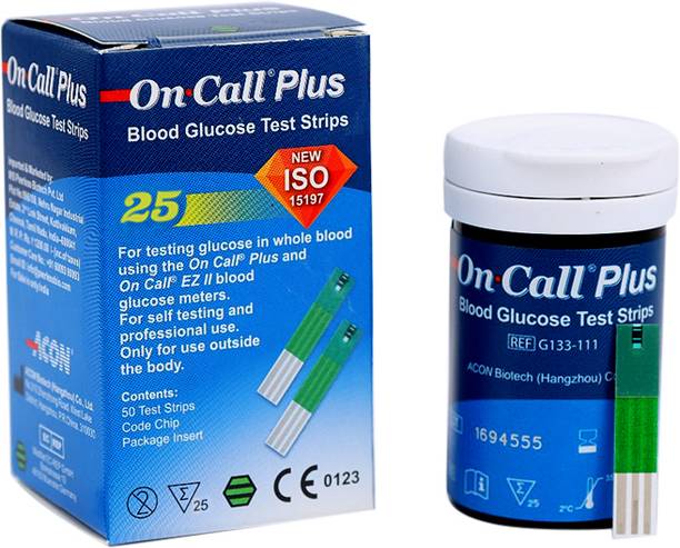 On Call G133-118 | 25 Glucometer Strips