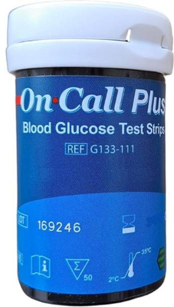 NSC On Call Health Appliance Meter with 50 test strips- 50 Glucometer Strips