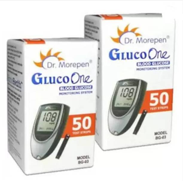 Dr. Morepen BG-03 50 Glucometer Strips 50 Glucometer Strips