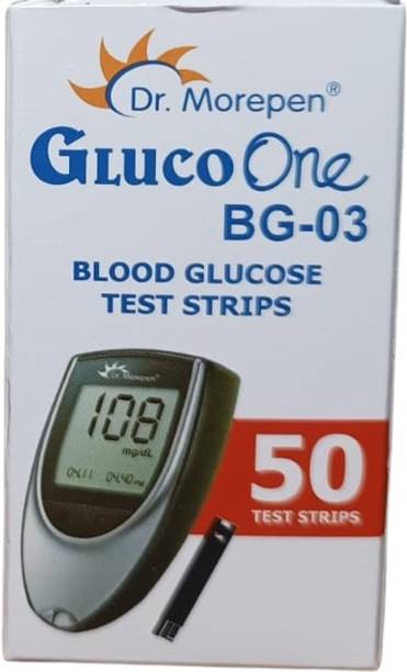 Dr. Morepen GlucoOne BG03 I 50 Glucometer Strips
