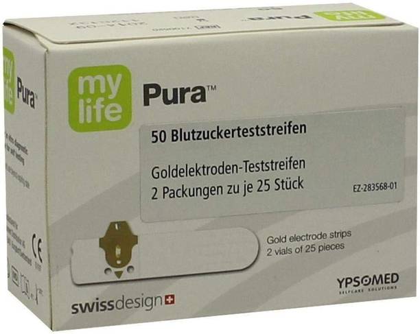 My Life Pura GLUCOSE STRIPS 50 Glucometer Strips
