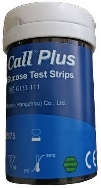 On Call Plus Fifty strips with (code 007) 50 Glucometer Strips