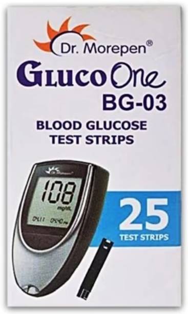 Dr. Morepen BG03 25 strips 25 Glucometer Strips