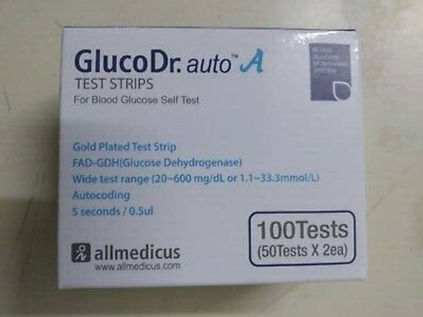 GLUCODR AUTO A AGM - 4000 100 Glucometer Strips
