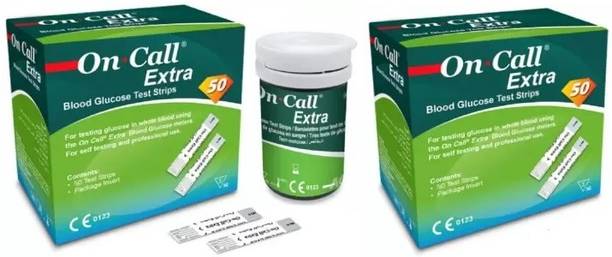 On Call Extra (G135-10H) 100 Glucometer Strips