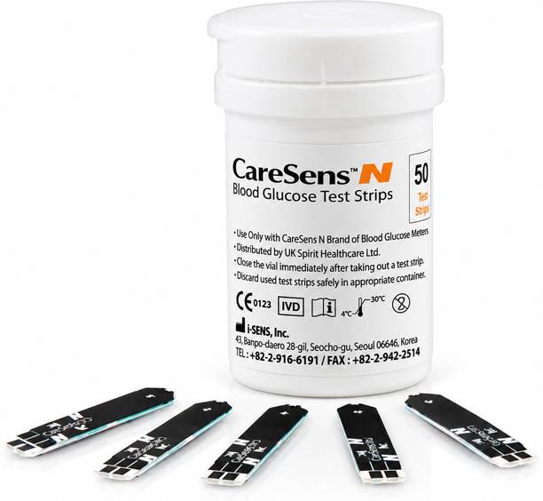 Caresens N blood glucose test/ 50 Glucometer Strips