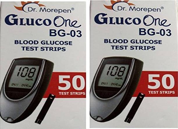 Dr. Morepen ?BG-03 100 Glucometer Strips