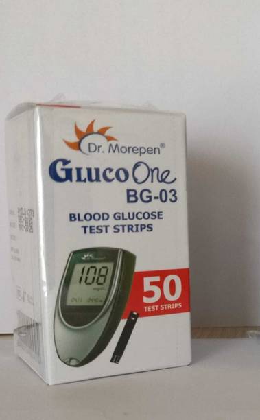 Dr. Morepen BG-03 50 STRIP PACK OF 1 50 Glucometer Strips