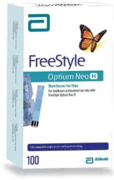 Freestyle Optium Neo H 100 Strips // Expiry More Than one year 100 Glucometer Strips