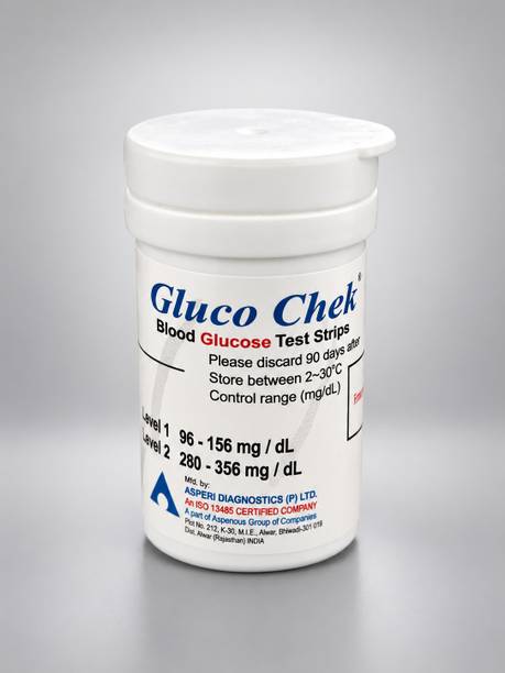 Gluco Chek 09 (sec) blood glucose test/ 25 Glucometer Strips