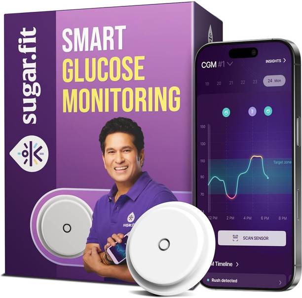 Sugar.fit Smart Glucose Monitor Glucometer