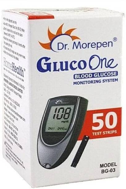 Dr. Morepen GLUCO ONE BG-03 50 STRIP PACK OF 1 Glucometer