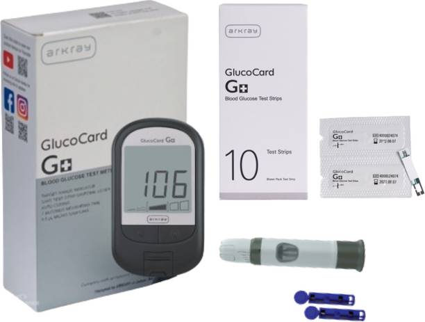 Arkray GlucoCard G+ Diabetes Monitor – Auto Coding, Safe Strip Eject, Lifetime Warranty Glucometer