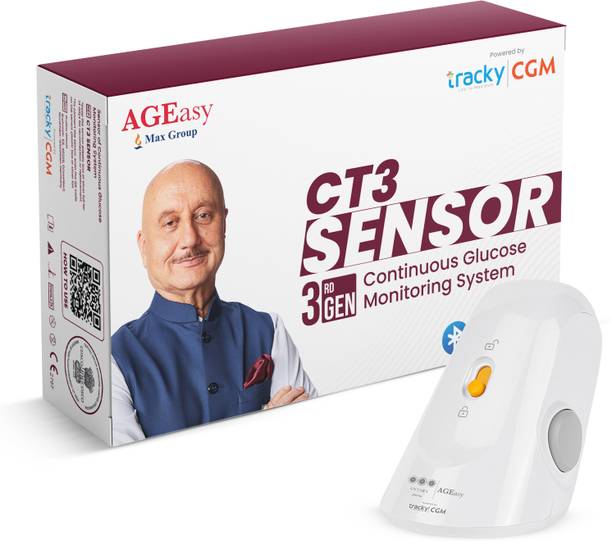 AGEasy CGM Sensor - Continuous Glucose Tracking | Better Diabetes Management, Pack of 1 Glucometer