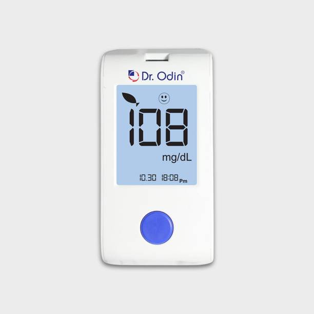 Dr. Odin Digital Glucose Blood Sugar Testing Monitor Machine with 25 Strips And 25 Lencets Glucometer