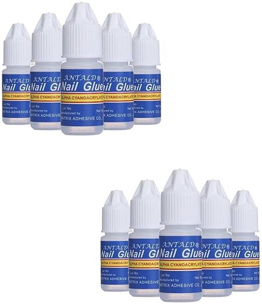 Lusty soul Nail Glue for Artificial Nails - Pack of 10 Glue