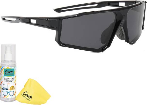 Cereto Unisex UV Protection Square Sports Goggle For Cricket Sunglass/ Cycling Sunglass Cricket Goggles