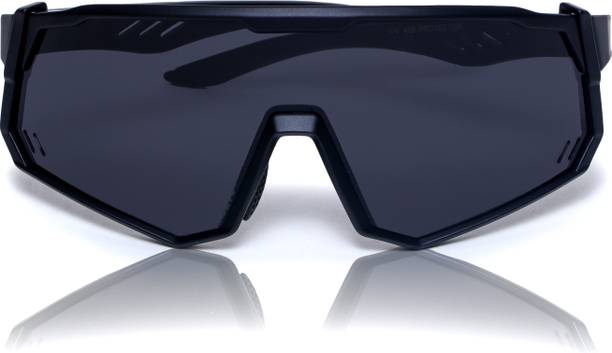 Cereto UV Protection / Wrap Around Sports Sunglass for Cricket, Cycling, Running Cricket Goggles
