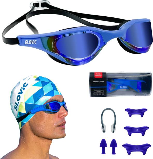 स्लोविक Swimming Goggles Dark Blue स्विमिंग के चश्मे
