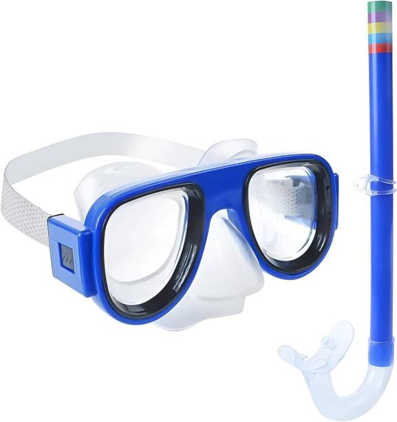 KURMIYA Anti Fog Swimming Goggles Set with Snorkel Swimming Goggles