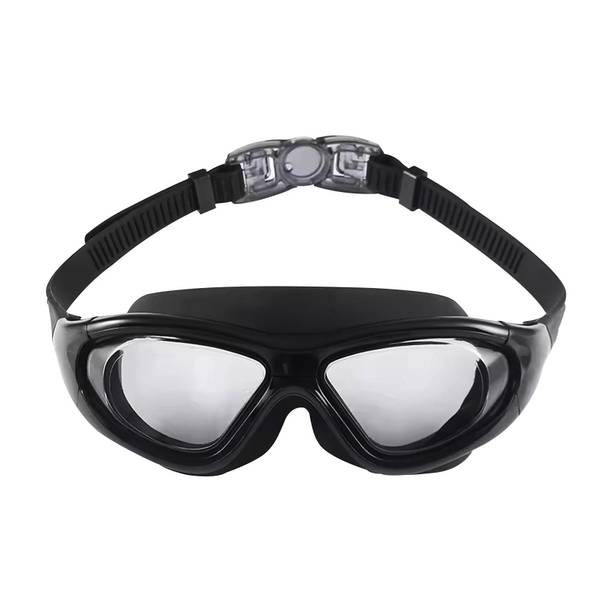 AirSound Big Frame Swim Goggles UV & Fog Resistant with Case – Adults Swimming Goggles