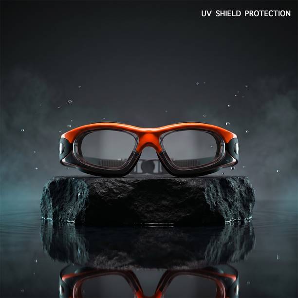 playR Adult Performance Electroplated Anti-Glare Swimming Goggles