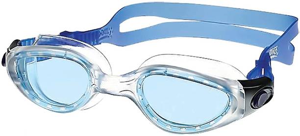 Moxtiza Swim Silicone Anti-Fog Coated Swimming Eyewear Adult Goggles with Ear Plugs Swimming Goggles