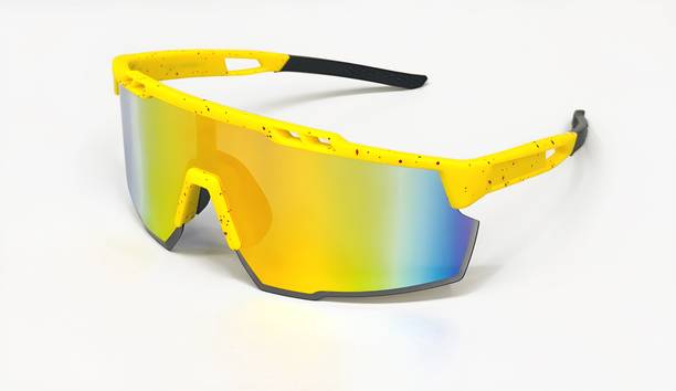 Cereto UV Protection Sports Sunglass For Cricket, Cycling, Riding and Tennis Extreme Sports Goggles