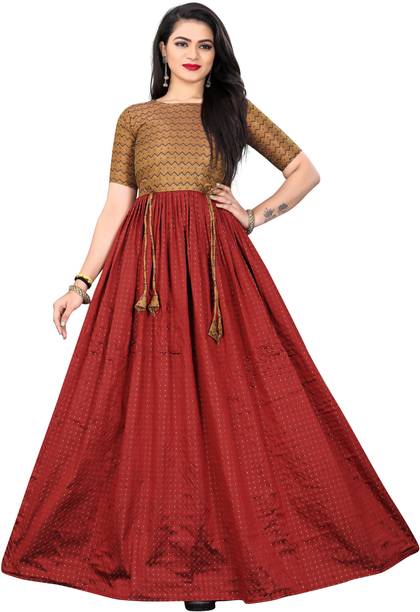 TADKESHVAR Flared/A-line Gown