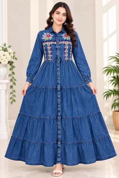 TRENDDY Flared/A-line Gown