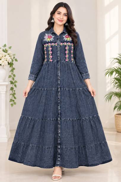 TRENDDY Flared/A-line Gown