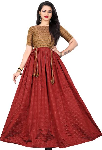 TADKESHVAR Flared/A-line Gown