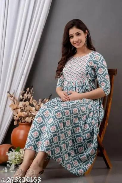 Women Gown Grey Midi/Calf Length Dress