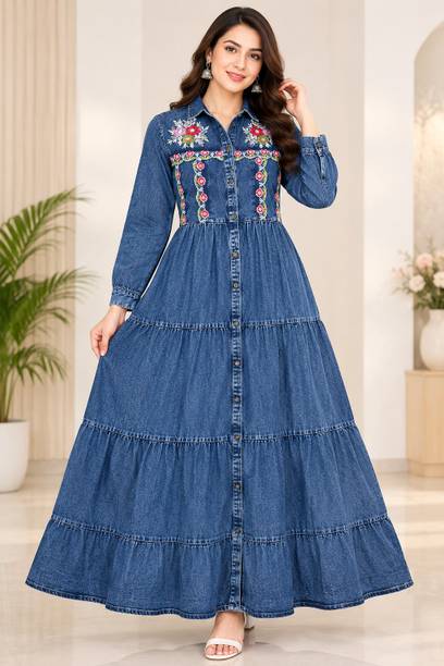TRENDDY Flared/A-line Gown