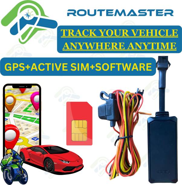 ROUTEMASTER GPS tracker for Bike/Car/Motorcycle Anti-theft tracking, 1 Year Sim data-1 WTY GPS Device