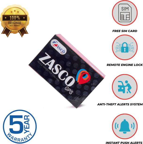 ZASCO V5 PRO GPS Tracker With Remote Engine ON/OFF Function (FREE M2M SIM) GPS Device