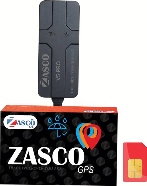 ZASCO V5 PRO GPS Tracker For Car/Bikes/Suv/Trucks /Scooty With Remote Engine Cut off option / Bike Battery Deep Discharge Protection/ Stable Network Gain Function. GPS Device