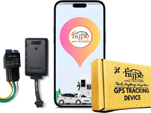 HypeGPSTracker Wired V2 Pro GPS for Car, Bike & all Vehicles |Engine ON/OFF |1 year Sim data GPS Device