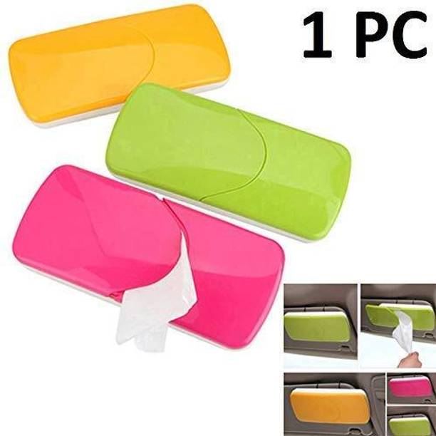 SYAMBABA Car Tissue Paper Holder Box Sun Visor Napkin Dispenser/Organizer Head Rest Graduation Tassel for 1
