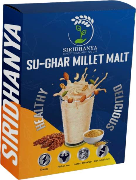 SIRIDHANYA Su-Ghar Millet Malt Diabetic Friendly, combination of natural ingredients Mixed Millet