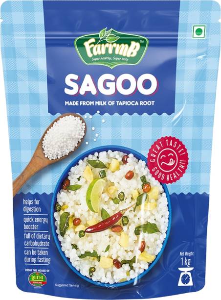 FarrmB Sagoo (Sabudana) - Premium Tapioca Pearls for Fasting & Khichdi Sago