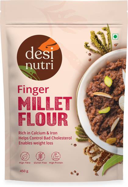 DesiNutri Finger Millet Flour | Ready to Cook Ragi