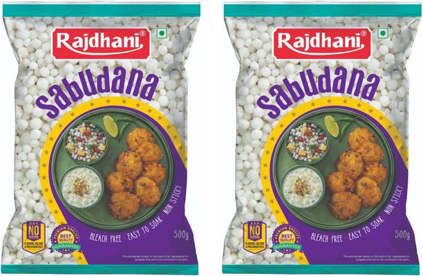 Rajdhani SABUDANA PACK OF 2 (500GRAMS X 2) Sago