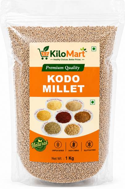 KiloMart Unpolished Kodo Millet | Arikelu | Varagu Rice | Arka | Kodra Rice | Kodo Millet