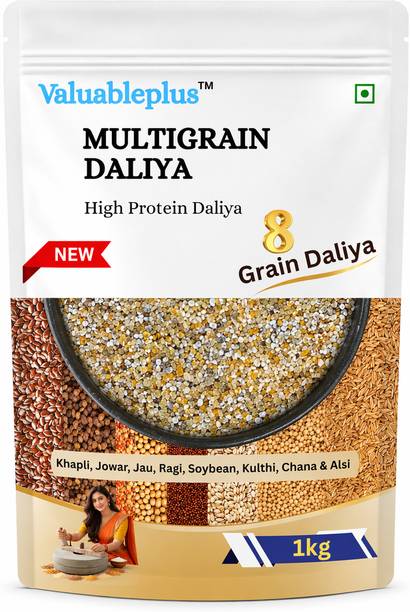 valuableplus 100% Natural multigrain daliya High Protein, 8 Grain Flour Mixed Millet