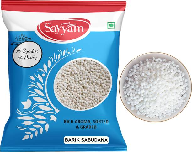 Sayyam Barik Sabudana | Sago | Motidana Sabudana | Tapioca Pearls | Fasting (Upvas) Sago